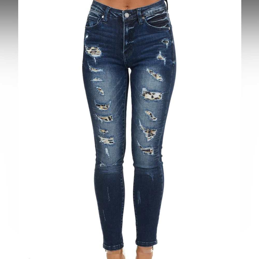 Lime lush Leopard print jeans size 3 new w tags